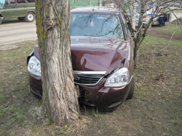 В Дагестане «Приора» врезалась в дерево, пострадал житель Ростовской области